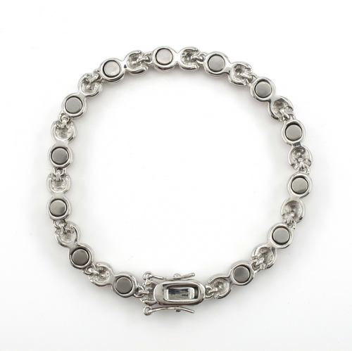 Swarovski crystal bracelet back view