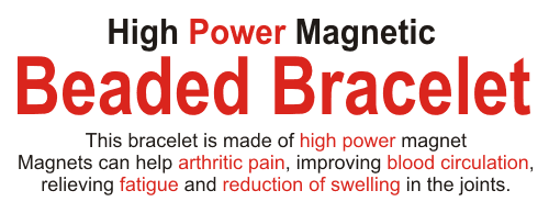 Beaded magnetic bracelet information