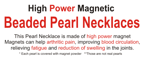 Beaded pearls magnetic necklaces information
