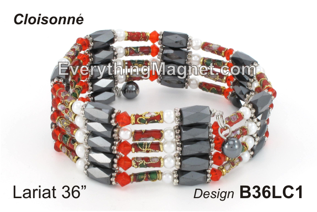 Magnetic Multipurpose Lariat 36" Cloisonné - B36LC1