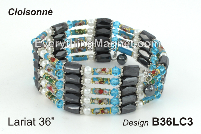 Magnetic Multipurpose Lariat 36" CloisonnÃ© - B36LC3