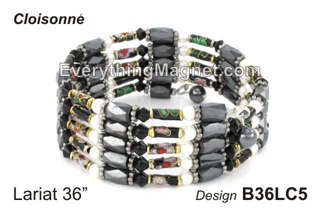 Magnetic Multipurpose Lariat 36" CloisonnÃ© - B36LC5
