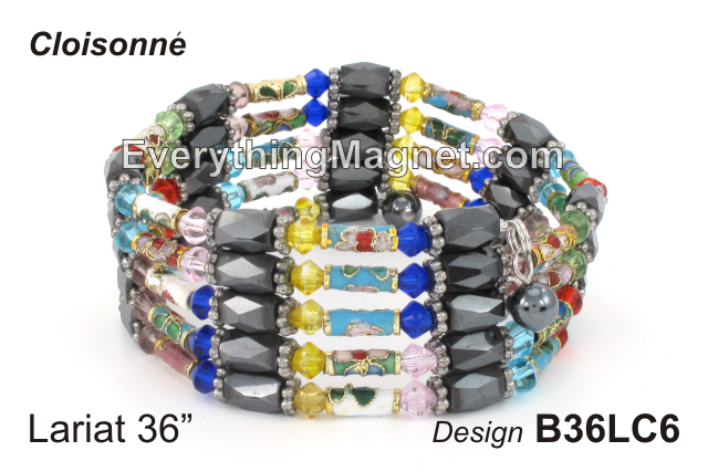 Magnetic Multipurpose Lariat 36" CloisonnÃ© - B36LC6