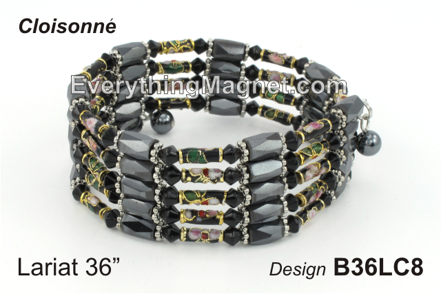 Magnetic Multipurpose Lariat 36" CloisonnÃ© - B36LC8
