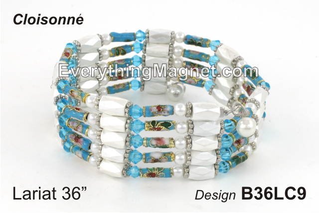 Magnetic Multipurpose Lariat 36" CloisonnÃ© - B36LC9