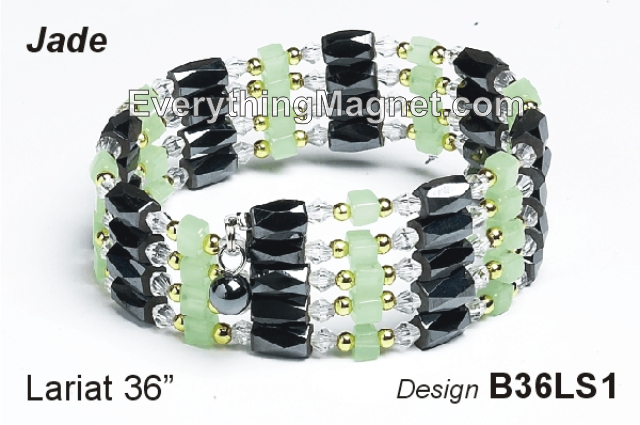 Magnetic Multipurpose Lariat 36" Square Jade - B36LS1