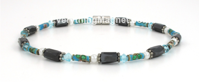 Magnetic Beaded Anklet - BA31