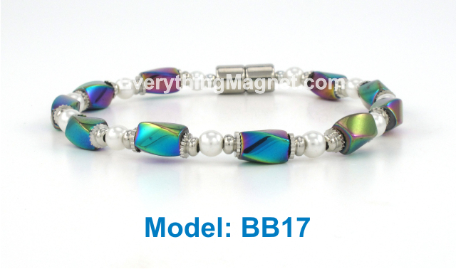 High Power Magnetic Beaded Bracelet - BB17