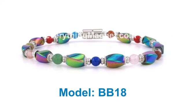 High Power Magnetic Beaded Bracelet - BB18
