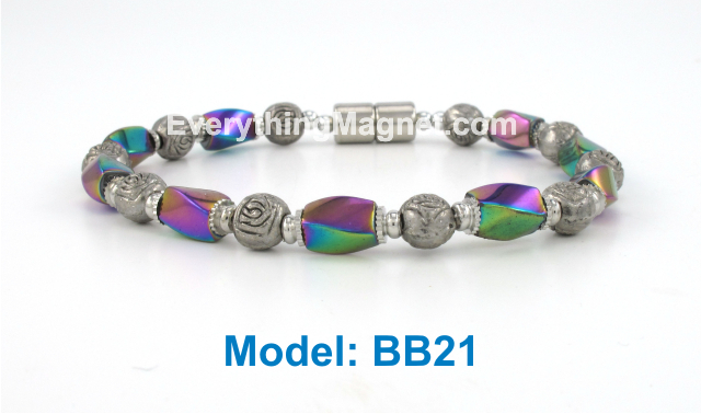 High Power Magnetic Beaded Bracelet - BB21