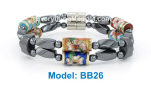 High Power Magnetic Beaded CloisonnÃ© Bracelet – BB26