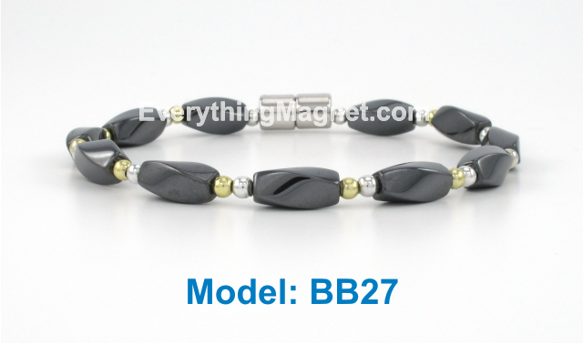 High Power Magnetic Beaded Bracelet - BB27