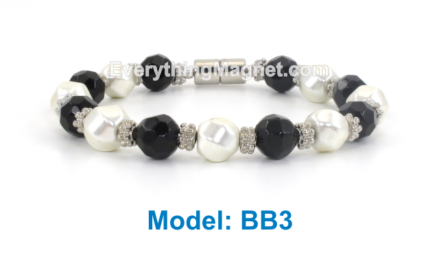 High Power Magnetic Beaded Bracelet - BB3