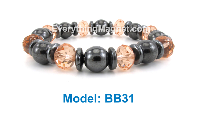 High Power Magnetic Beaded Bracelet - BB31
