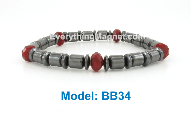 High Power Magnetic Beaded Bracelet - BB34