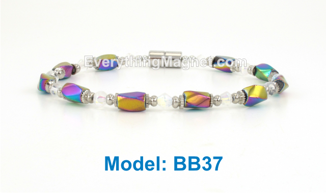 High Power Magnetic Beaded Bracelet - BB37