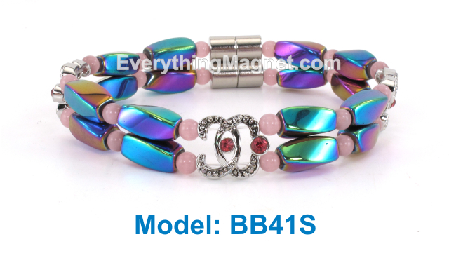 High Power Magnetic Beaded Bracelet - BB41S