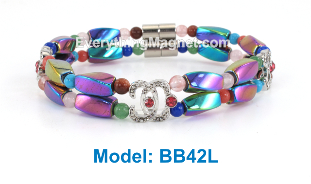 High Power Magnetic Beaded Bracelet - BB42L