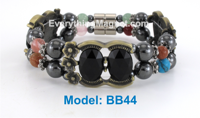 High Power Magnetic Beaded Bracelet - BB44