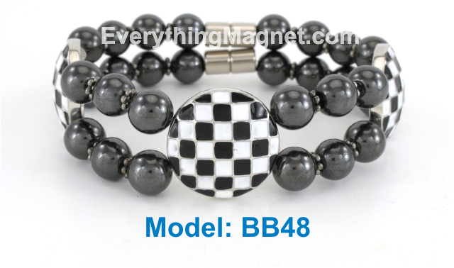 High Power Magnetic Beaded Bracelet - BB48