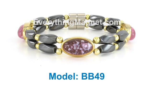 High Power Magnetic Beaded Bracelet - BB49