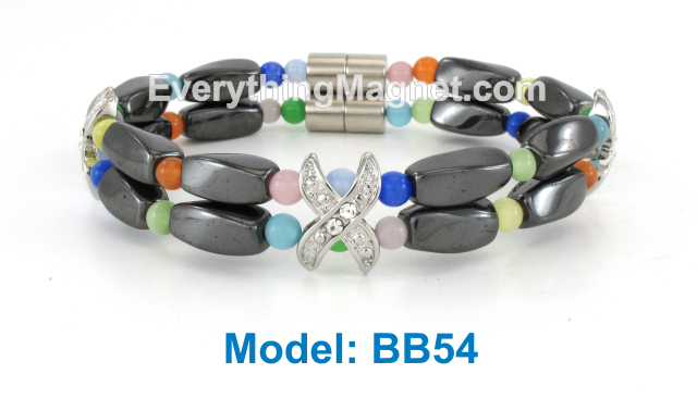 High Power Magnetic Beaded Bracelet - BB54