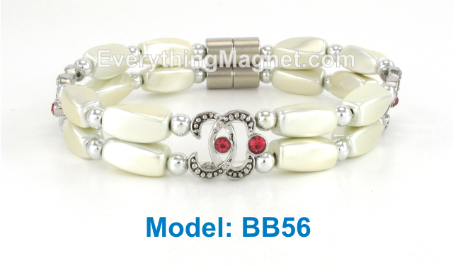 High Power Magnetic Beaded Bracelet - BB56