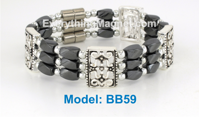 High Power Magnetic Beaded Bracelet - BB59