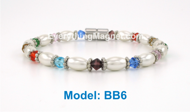 High Power Magnetic Beaded Bracelet - BB6