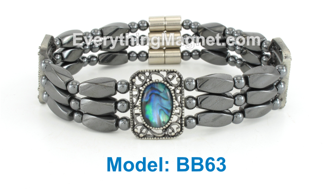 High Power Magnetic Beaded Bracelet - BB63