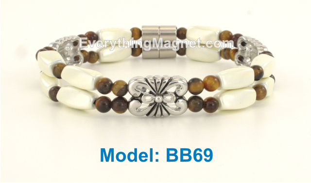 High Power Magnetic Beaded Bracelet - BB69