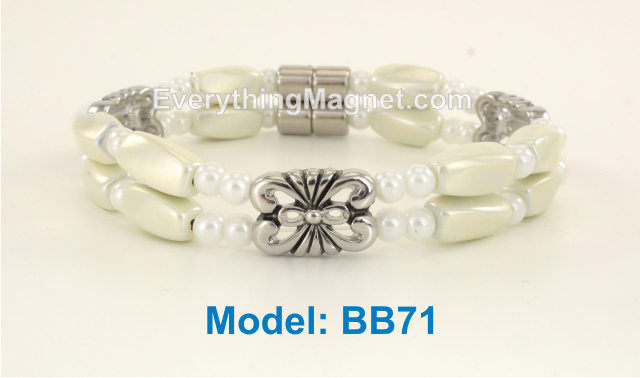 High Power Magnetic Beaded Bracelet - BB71