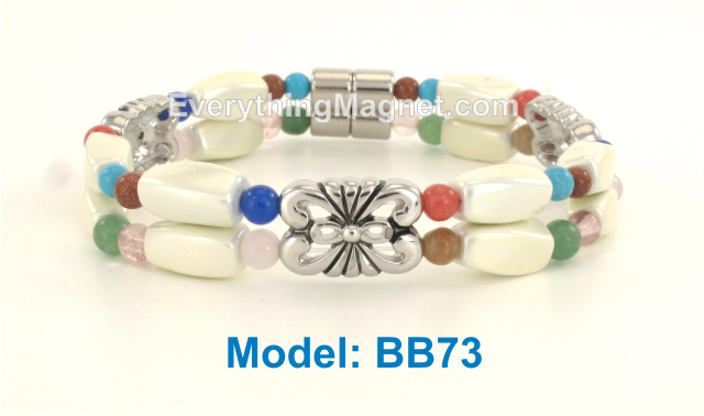 High Power Magnetic Beaded Bracelet - BB73
