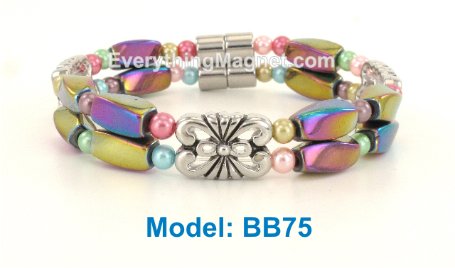 High Power Magnetic Beaded Bracelet - BB75