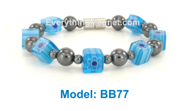 High Power Magnetic Beaded Bracelet - BB77