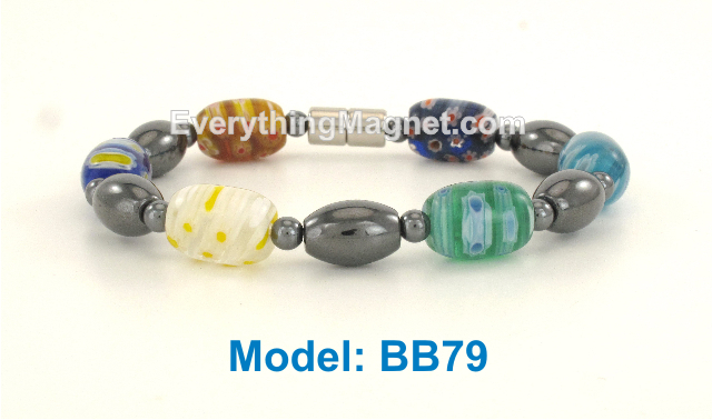 High Power Magnetic Beaded Bracelet - BB79