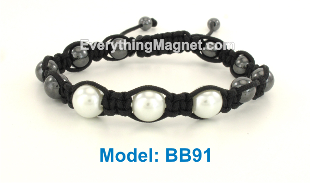 High Power Magnetic Beaded Bracelet - BB91