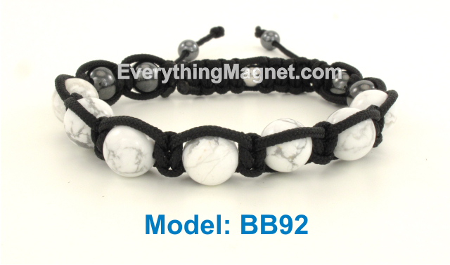 High Power Magnetic Beaded Bracelet - BB92