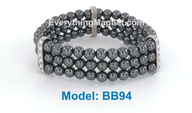 High Power Magnetic Beaded Bracelet - BB94