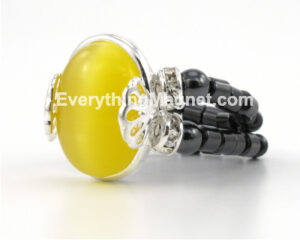 Magnetic Double Loop Hematite Ring – BBDR6