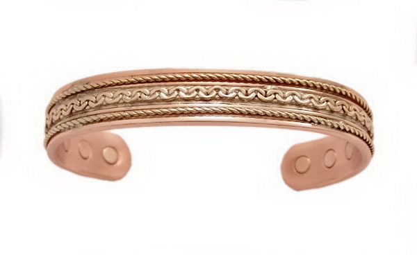 Magnetic Solid Copper Bangle - BG12C