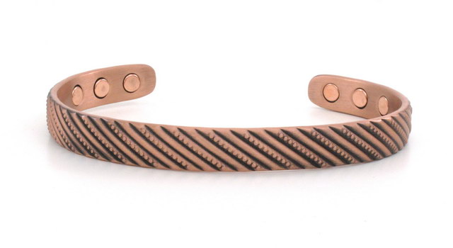 Magnetic Solid Copper Bangle - BG18C