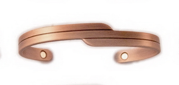 Magnetic Solid Copper Bangle - BG19C