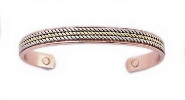 Magnetic Solid Copper Bangle - BG22CSG