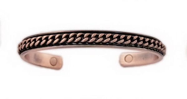 Magnetic Solid Copper Bangle - BG23C
