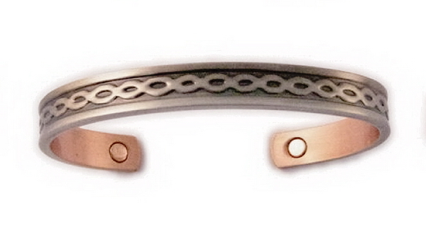 Magnetic Solid Copper Bangle - BG25C