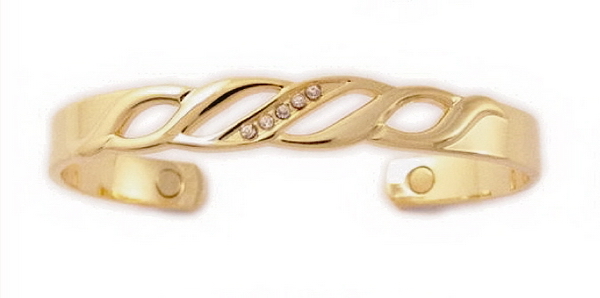 Magnetic Solid Copper Bangle - BG2G