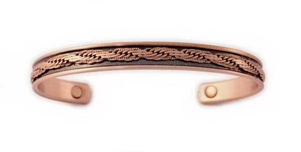 Magnetic Solid Copper Bangle - BG32C