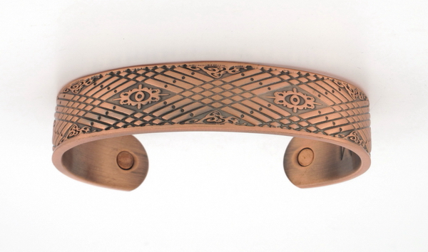 Magnetic Solid Copper Bangle - BG38C