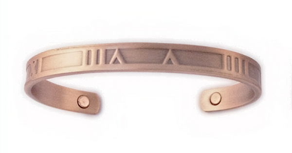 Magnetic Solid Copper Bangle - BG4C